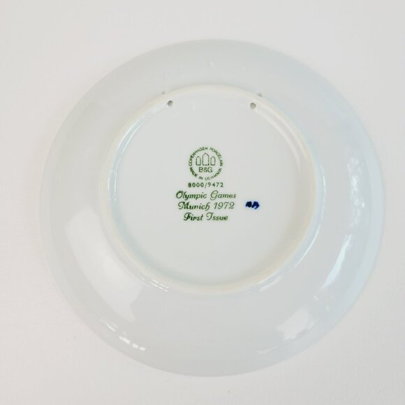 Bing & Grondahl Olympic München 1972 Commemorative Plate First Issue Denmark - Picture 8 of 10